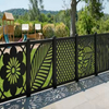  Premium Aluminum Laser Cutting Guardrail, Outdoor Safety Decorative Railing
