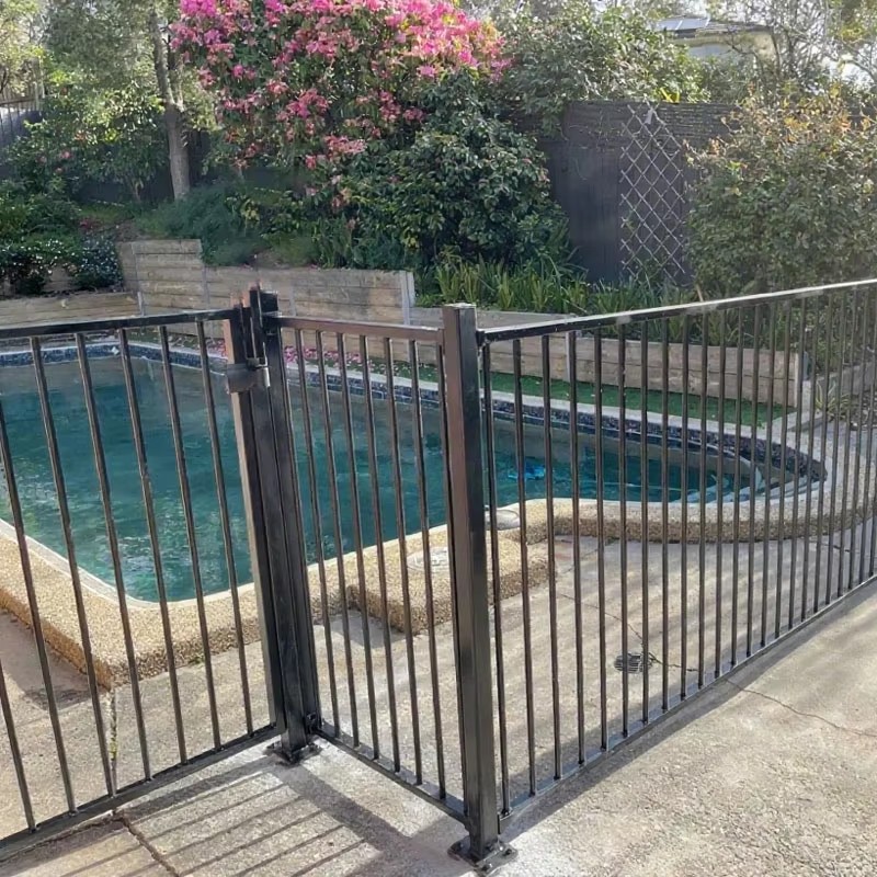 Aluminum Art Pool Fence Anti-Rust Safety Aluminum Alloy Swimming Pool Guardrail for Villa Outdoor