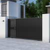 Modern Durable Aluminum Alloy Gate Powder Coated Finish for Villa Garden Entrance Security