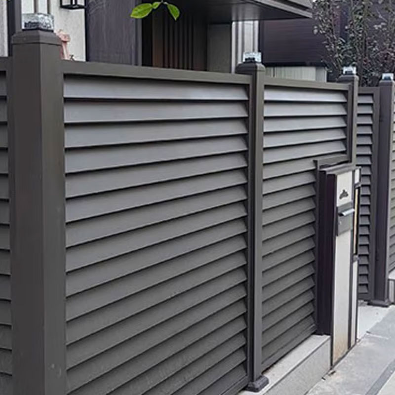 Modern Design Powder Coated Aluminum Guardrail | Anti Rust Weather Resistant Outdoor Fencing