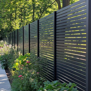 High Quality Weather Resistant Aluminum Alloy Art Guardrail Outdoor Garden Decorative Fencing Panel