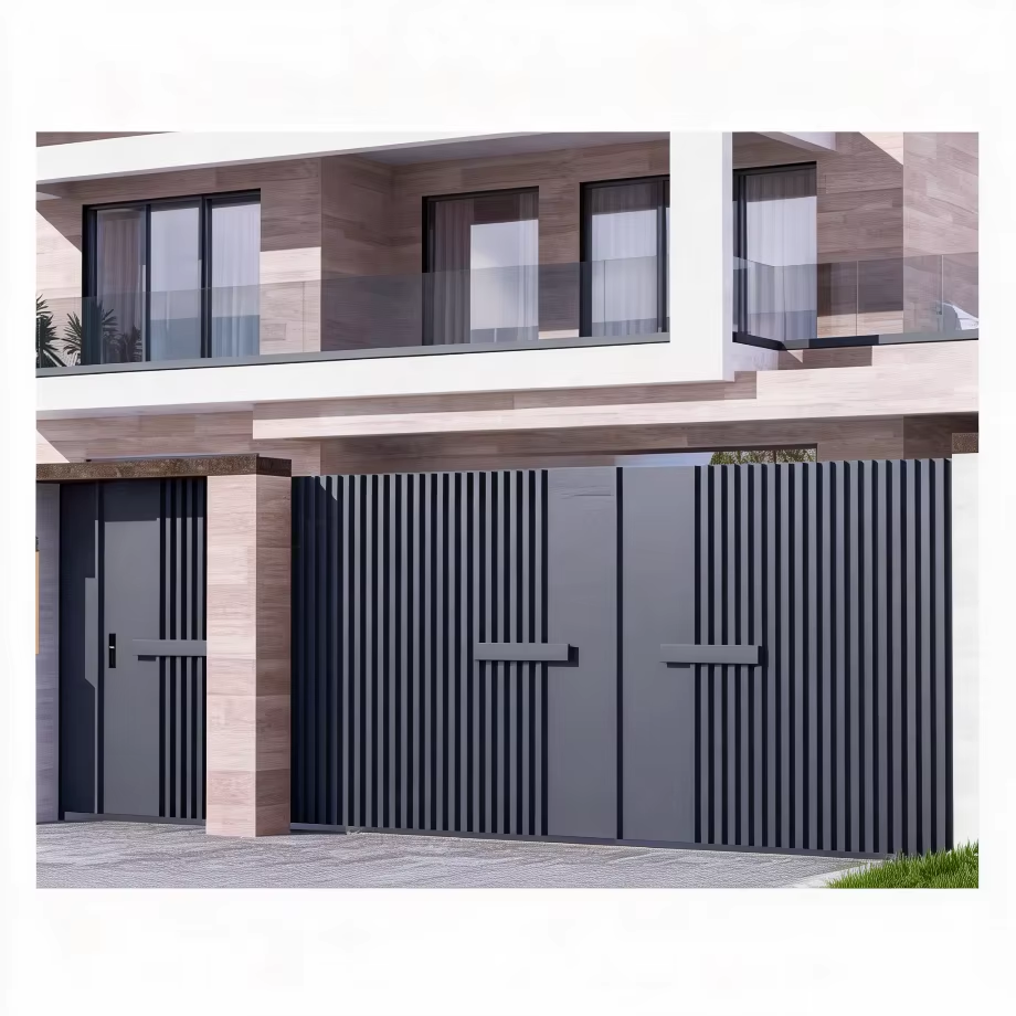 Customized Aluminium Swing Gate Latest Main Gate Design for Outdoor Garden House Easy Assembly Electric Security Gate