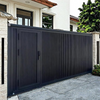 Modern Durable Aluminum Alloy Gate Powder Coated Finish for Villa Garden Entrance Security