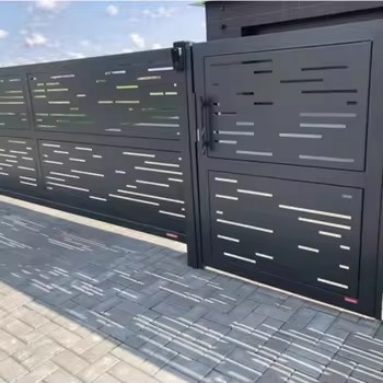  Premium Aluminum Laser Cutting Guardrail, Outdoor Safety Decorative Railing