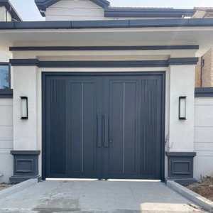 Rustproof Solid Aluminum Alloy Gate Custom Height Width Plate Thickness for Villa Courtyard Driveway Entrance