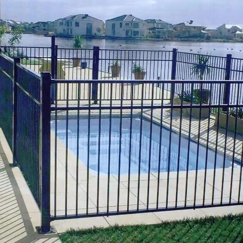 Aluminum Art Pool Fence Anti-Rust Safety Aluminum Alloy Swimming Pool Guardrail for Villa Outdoor