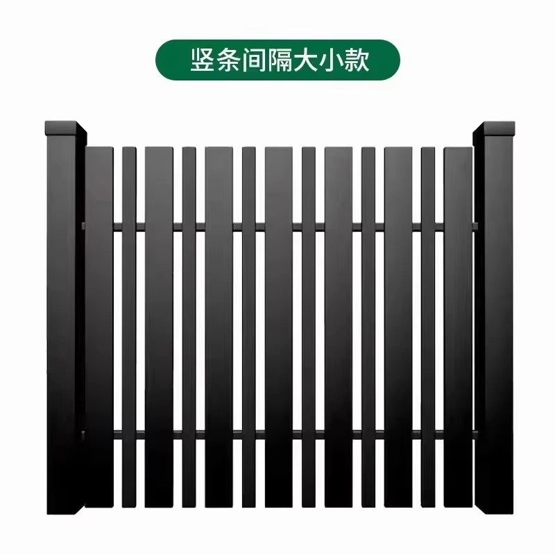 Powder Coated Anti-Rust Aluminum Ornamental Railing, Custom Height Decorative Aluminium Security Fence for Outdoor Boundary