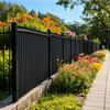 Aluminum Alloy Art Balcony Guardrail & Railing Outdoor Privacy Grid Fence with Sturdy Metal Frame for Villa Courtyard