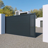 Modern Durable Aluminum Alloy Gate Powder Coated Finish for Villa Garden Entrance Security