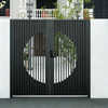 High End Luxury Aluminum Exterior Entry Doors Decorative Entrance Doors for Villa Household Entrancegate Outdoor Gate