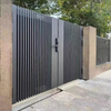Customised Design Laser Cut Aluminum Art Modern Gate Prices Sliding Gate Aluminum Driveway Village House Gate for Houses