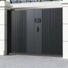 Modern Durable Aluminum Alloy Gate Powder Coated Finish for Villa Garden Entrance Security