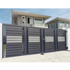 Customized Aluminium Swing Gate Latest Main Gate Design for Outdoor Garden House Easy Assembly Electric Security Gate