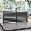 High Strength Aluminium Alloy Railing Panels, Anti-Rust Security Fence for Outdoor Villa Domesic Fence