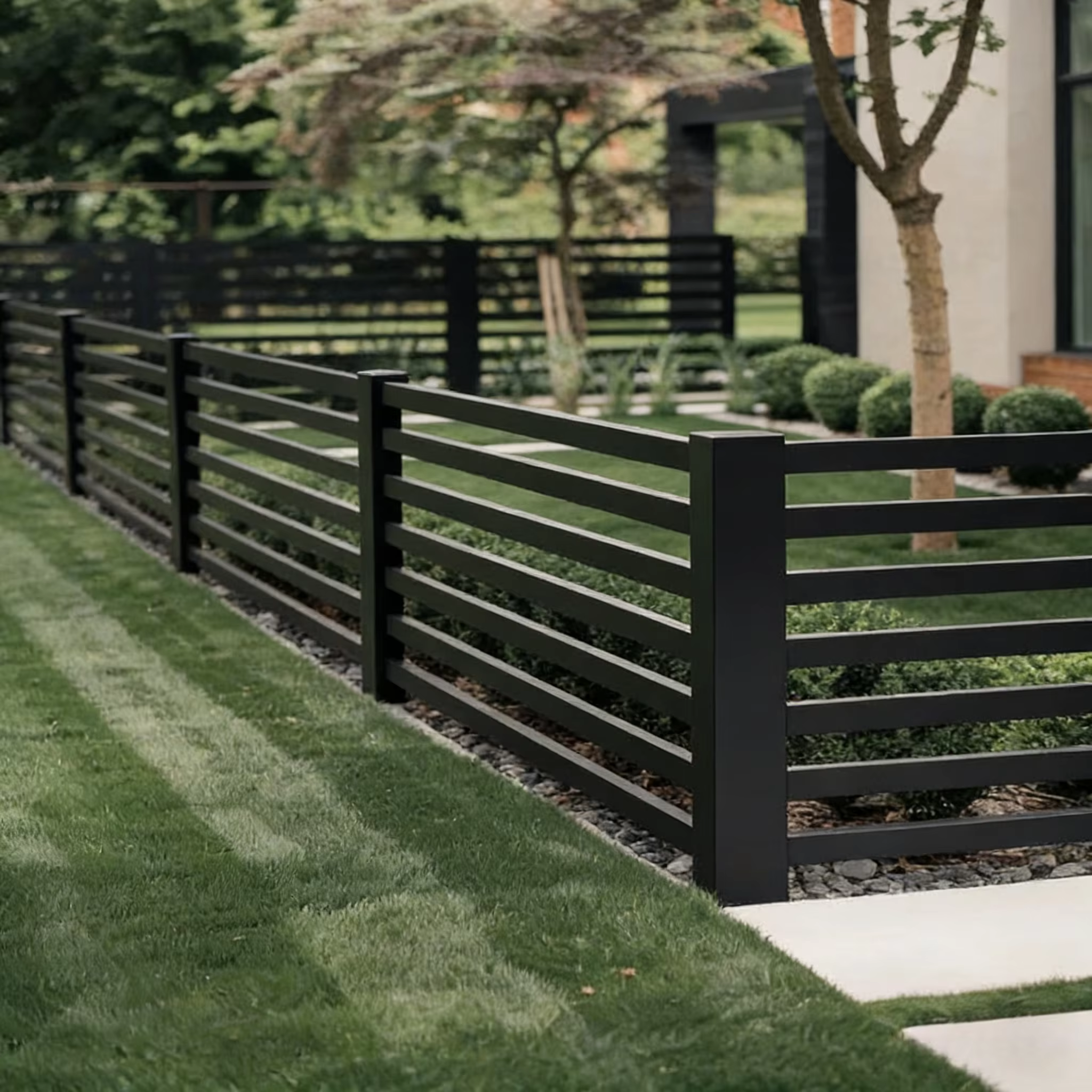 Fentech Aluminum Fence Panel Art Fence Guardrail for Villa Balcony Railing Luxury Fence Garden Fence Aluminum