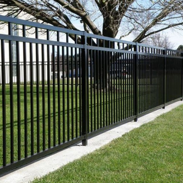 Custom Size Aluminum Balcony Railing Easy Installation Residential Commercial Fence System
