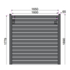 Custom Pure Aluminum House Fence, Terrace Garden Railing, Courtyard Fence, Aluminum Alloy Guardrail & Villa Courtyard Gate Fence
