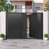 Customised Design Laser Cut Aluminum Art Modern Gate Prices Sliding Gate Aluminum Driveway Village House Gate for Houses