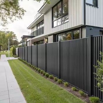 Elegant Carved Aluminum Entry Gate, Stylish Safety Fence Gate with Fine Craftsmanship for Yard and Villa Exterior