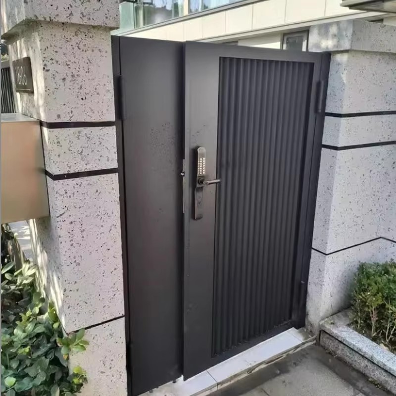 Customised Design Laser Cut Aluminum Art Modern Gate Prices Sliding Gate Aluminum Driveway Village House Gate for Houses