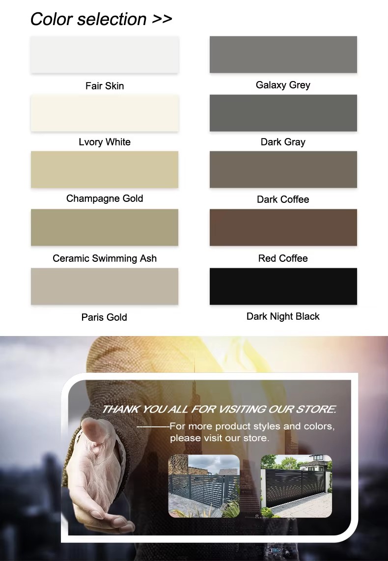 High Durability Aluminum Art Guardrail, Powder Coated Anti-fade Fence, Various Standard & Custom Specs for Home, Community, Hotel And Outdoor Construction Projects
