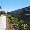 Aluminum Alloy Art Balcony Guardrail & Railing Outdoor Privacy Grid Fence with Sturdy Metal Frame for Villa Courtyard