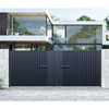 Customized Aluminium Swing Gate Latest Main Gate Design for Outdoor Garden House Easy Assembly Electric Security Gate
