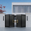 Customized Aluminium Swing Gate Latest Main Gate Design for Outdoor Garden House Easy Assembly Electric Security Gate