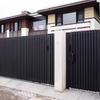 High Quality Aluminum Art Gate Laser Cut Pattern Sliding Driveway Gate for Home And Village House Aluminum Doors Exterior