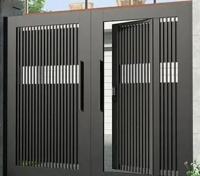 High Quality Decorative Ornamental Aluminum Gate with Elegant Pattern for Residential Driveway